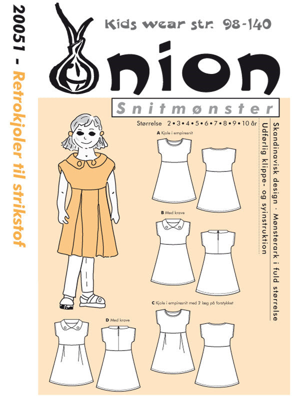 ONION 20051– Retro dresses for knit fabric