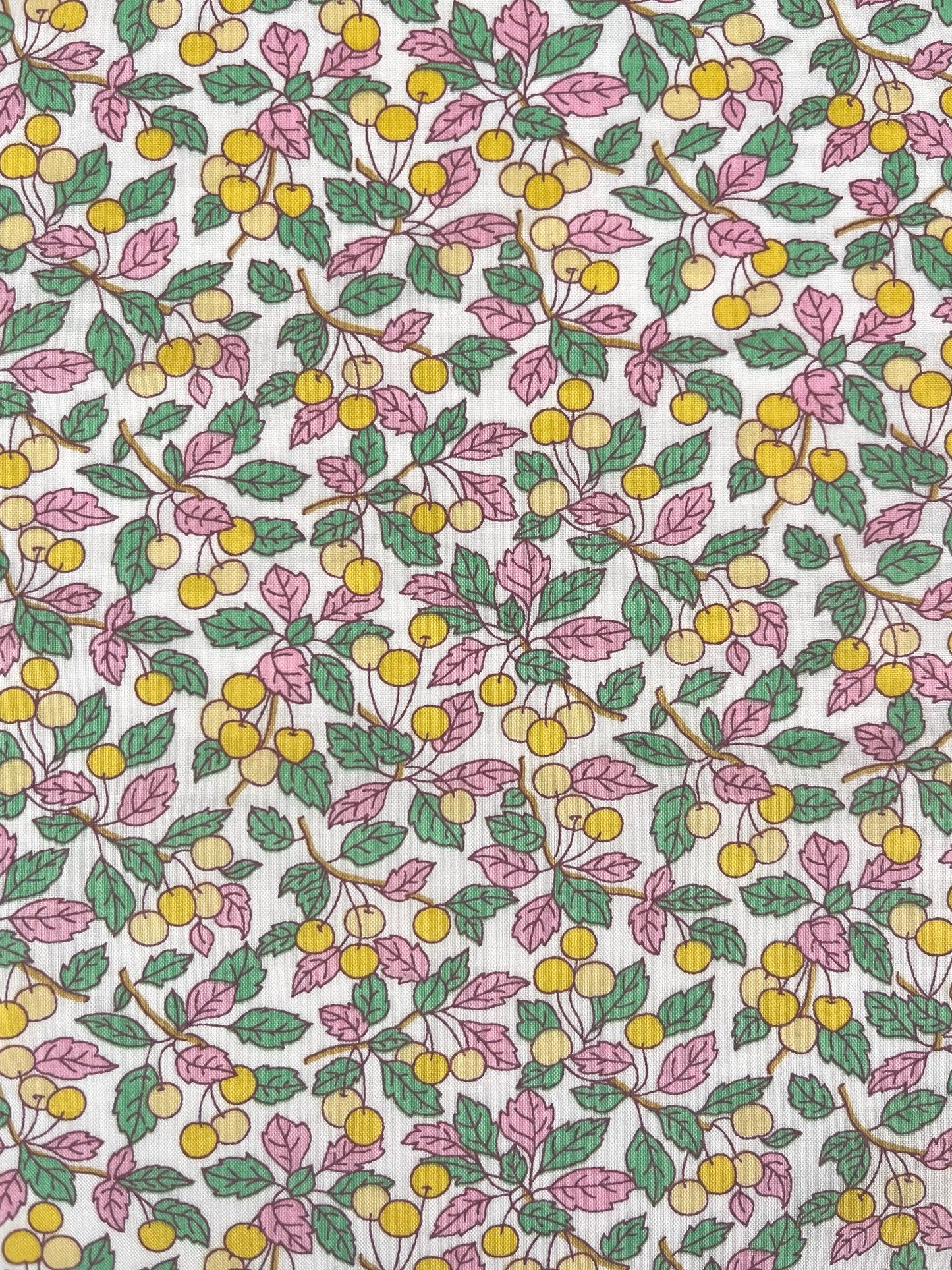 Liberty stof - Colleen’s Orchard / Gul