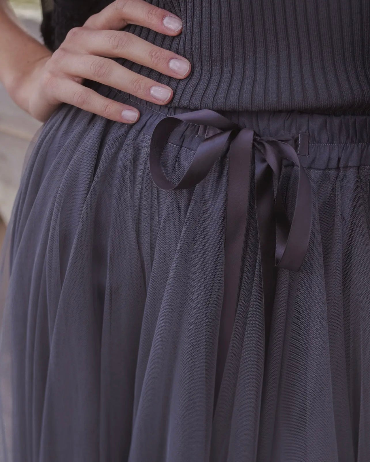 Choklate tylnederdel - Grå