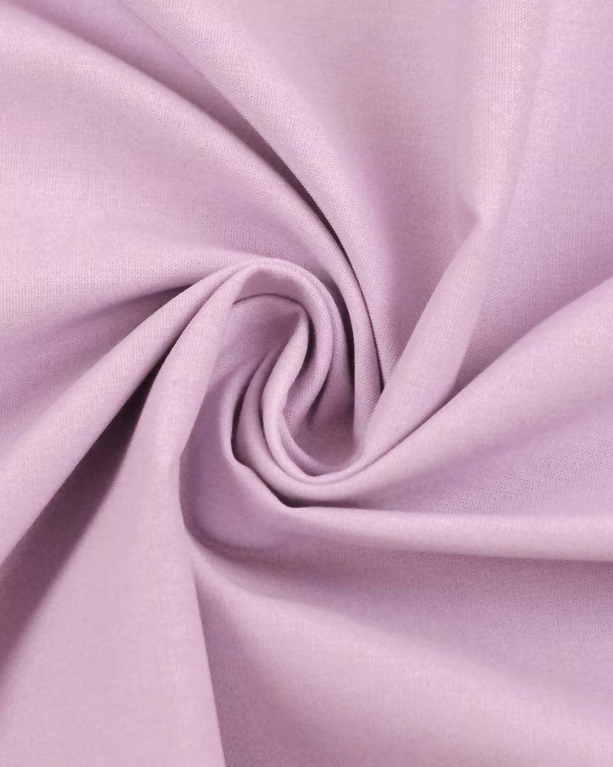 Bomuld Poplin: Støvet Lavendel