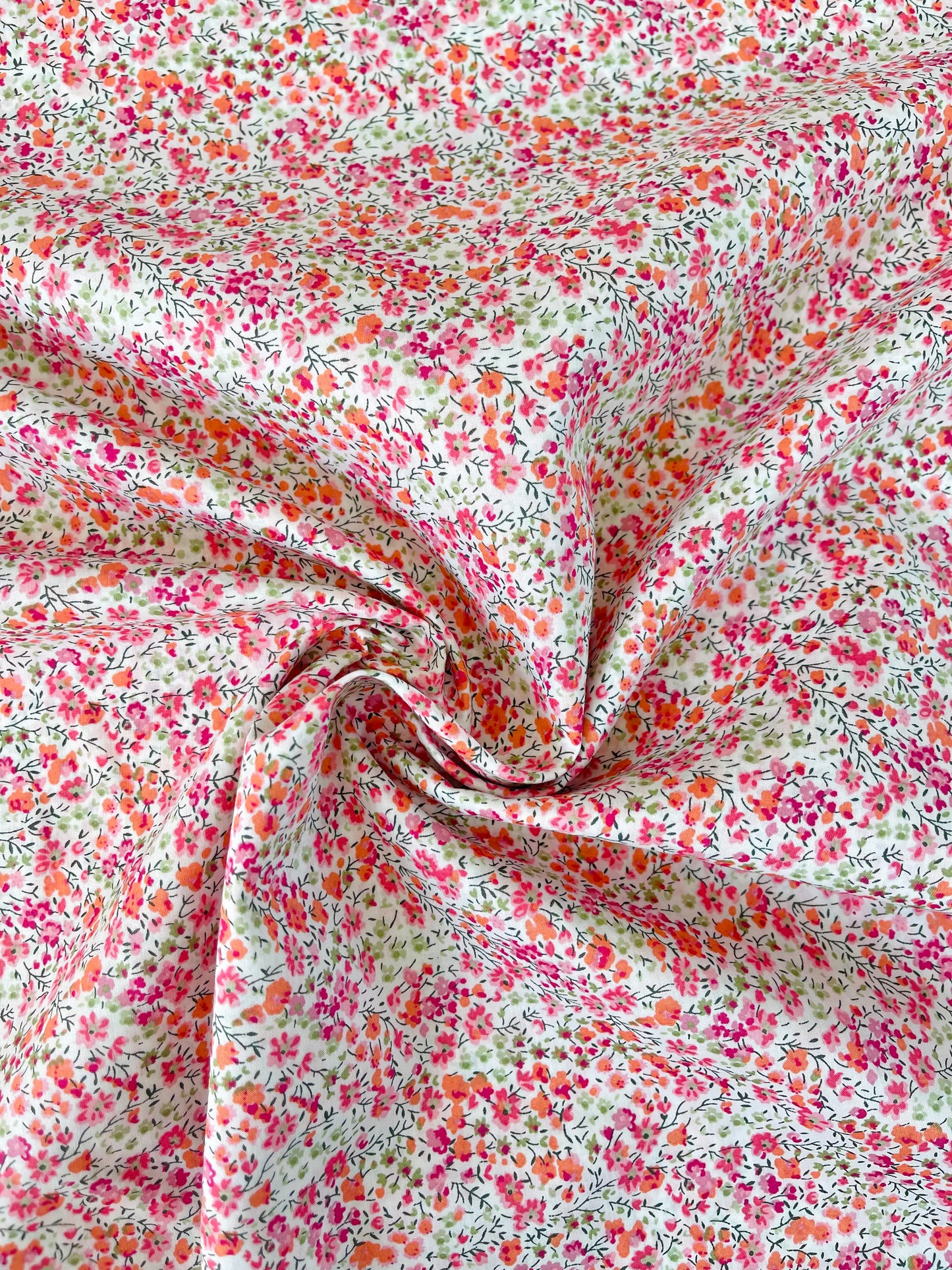 Liberty Stofstykke - Phoebe / Pink-grøn