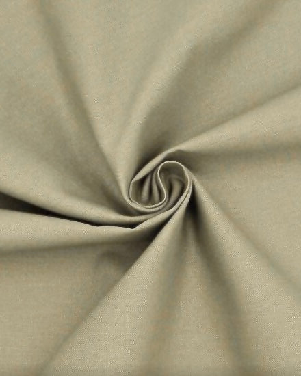 Bomuld Poplin: khaki
