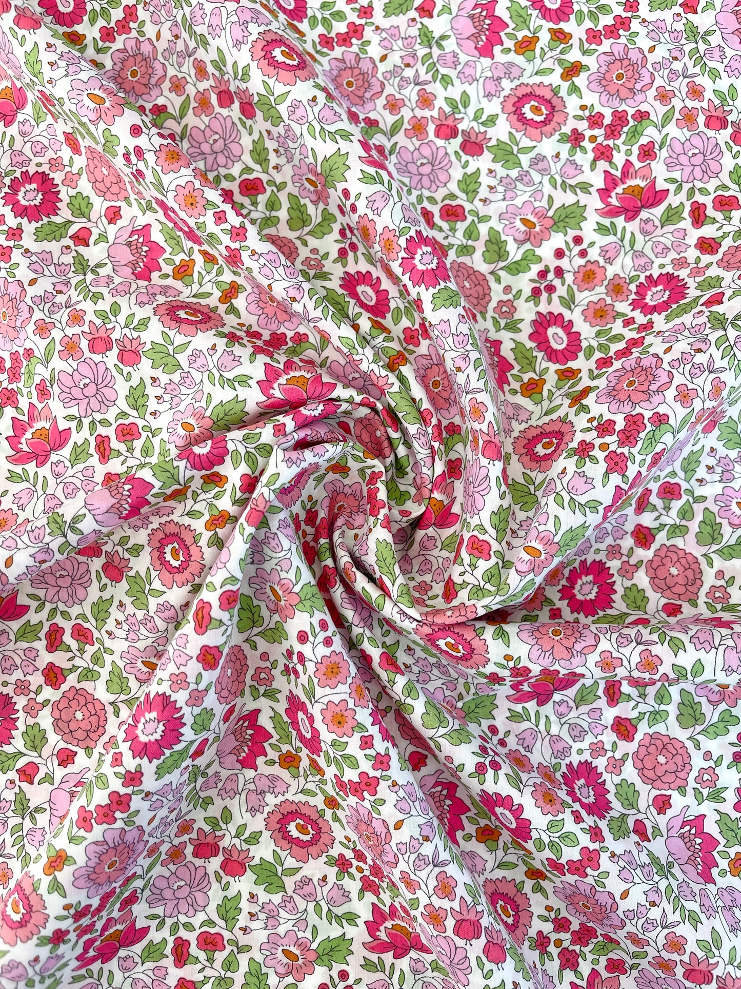 Liberty Stofstykke - D’ anjo / Pink-grøn