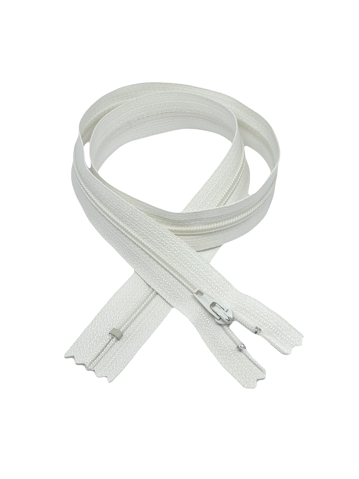 YKK zipper plastic - L 50 cm / Ecru