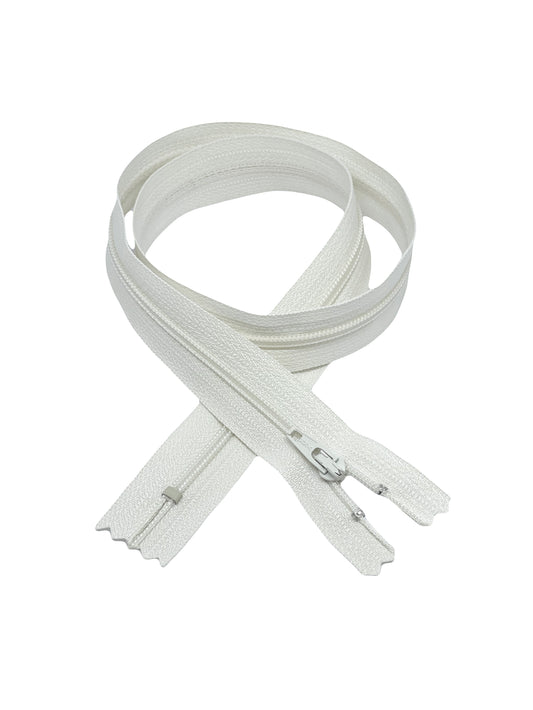 YKK zipper plastic - L 50 cm / Ecru