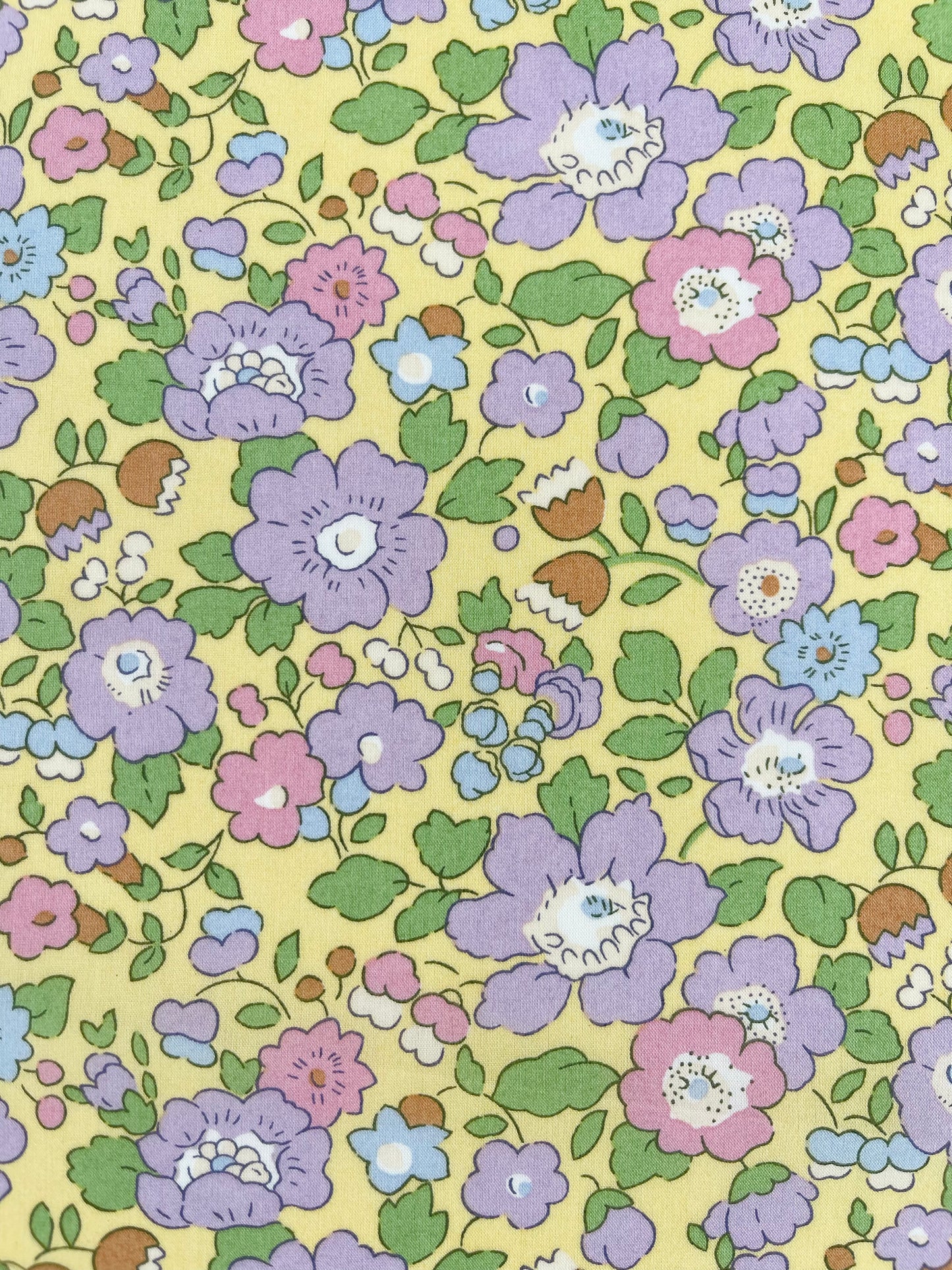 Liberty stofstykke - Betsy Meadow / Gul