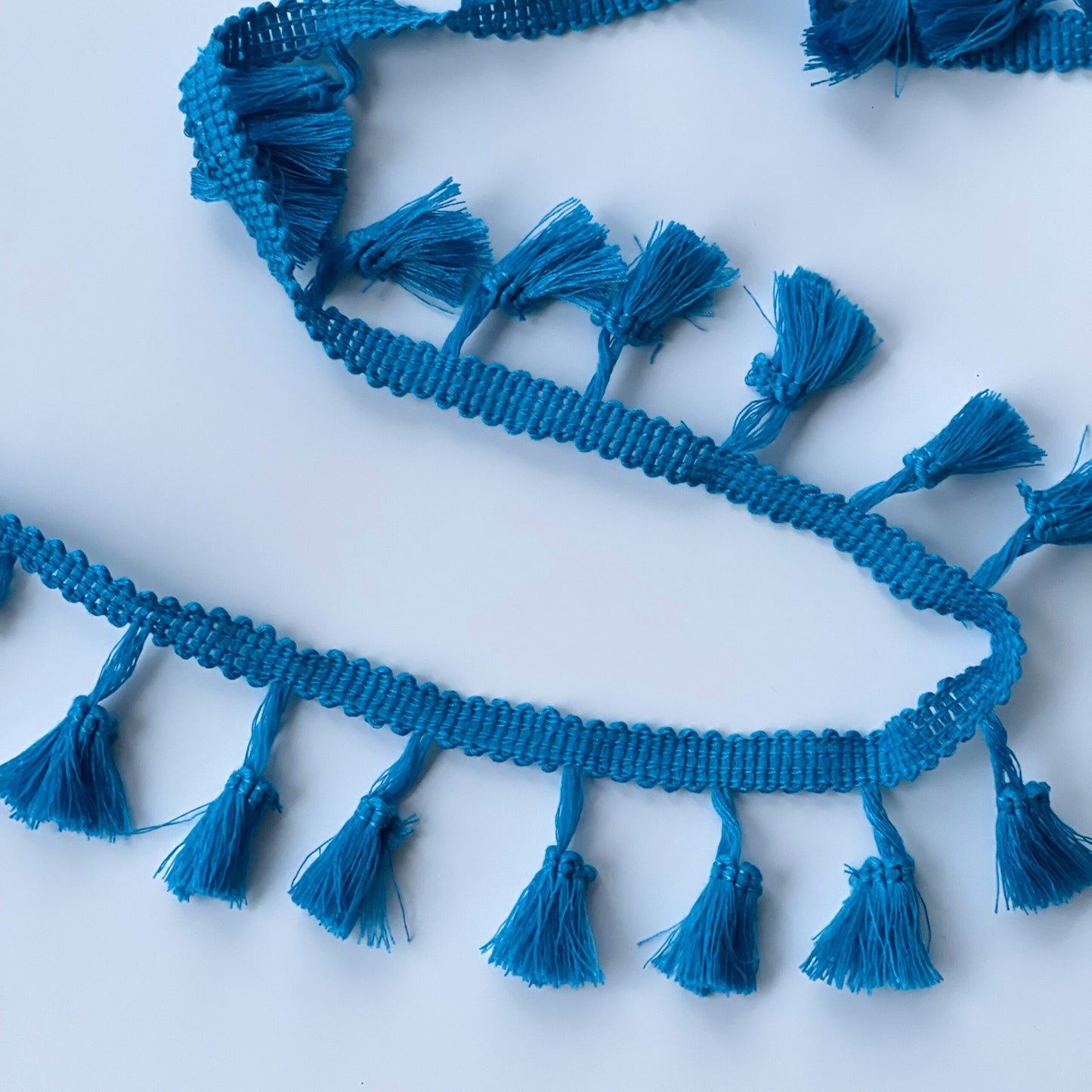 Ribbon with fringes - Blue