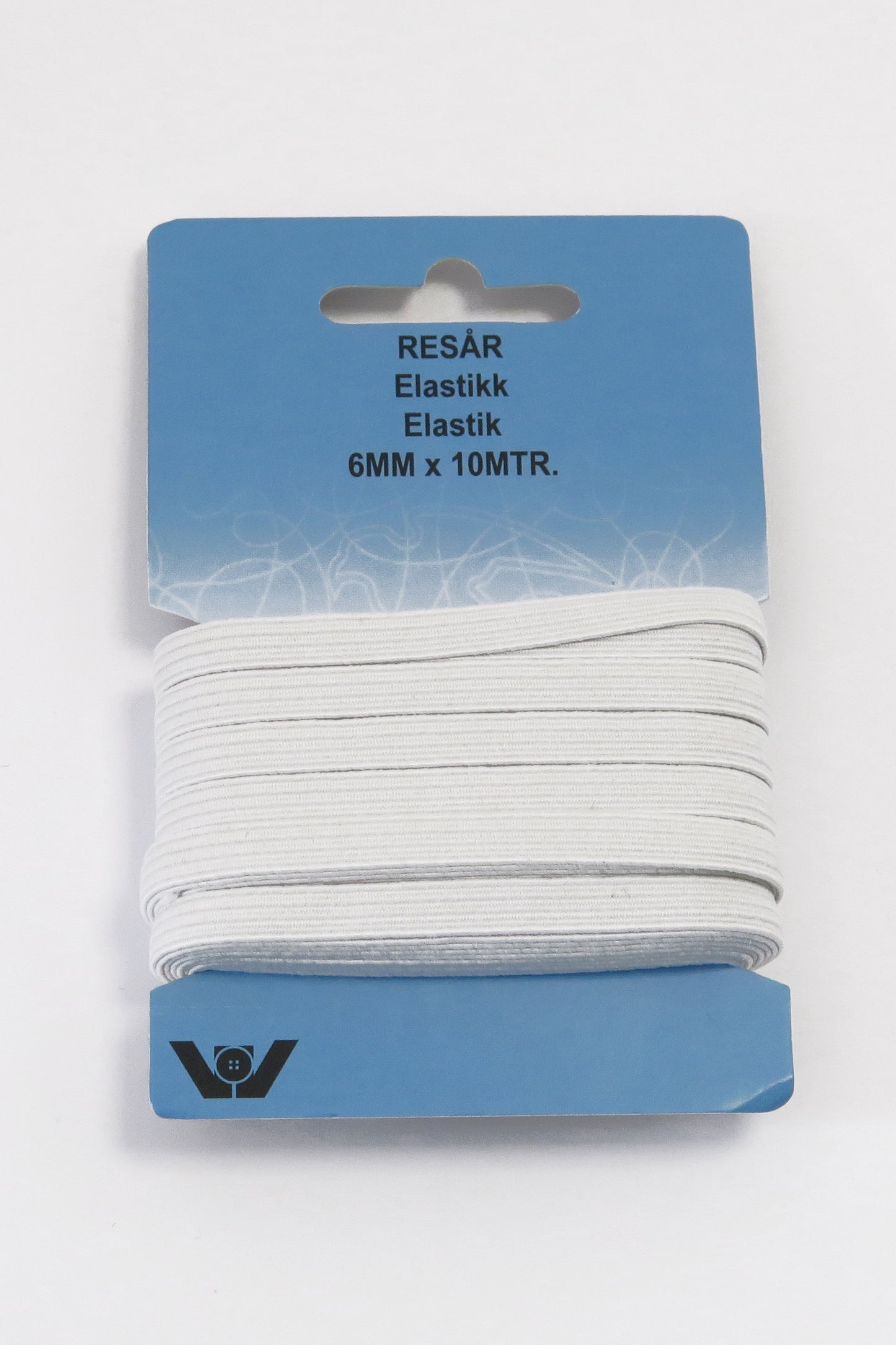 10 meters of trouser elastic (6 mm)