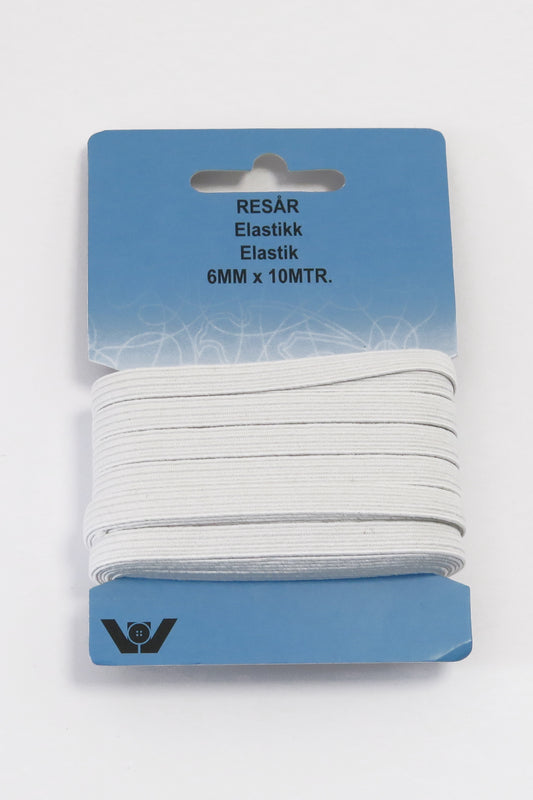 10 meters of trouser elastic (6 mm)