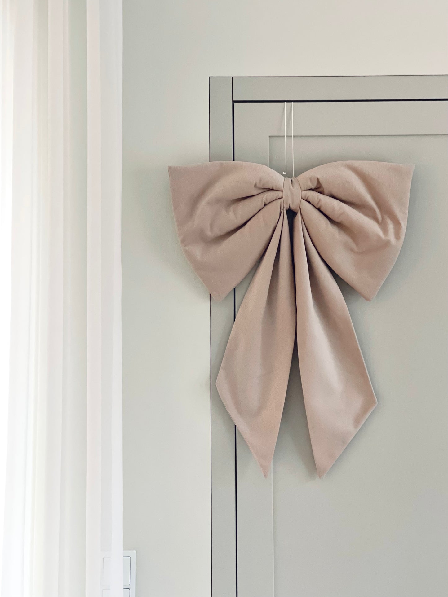 HUGE quilted bow - Fabric of your choice