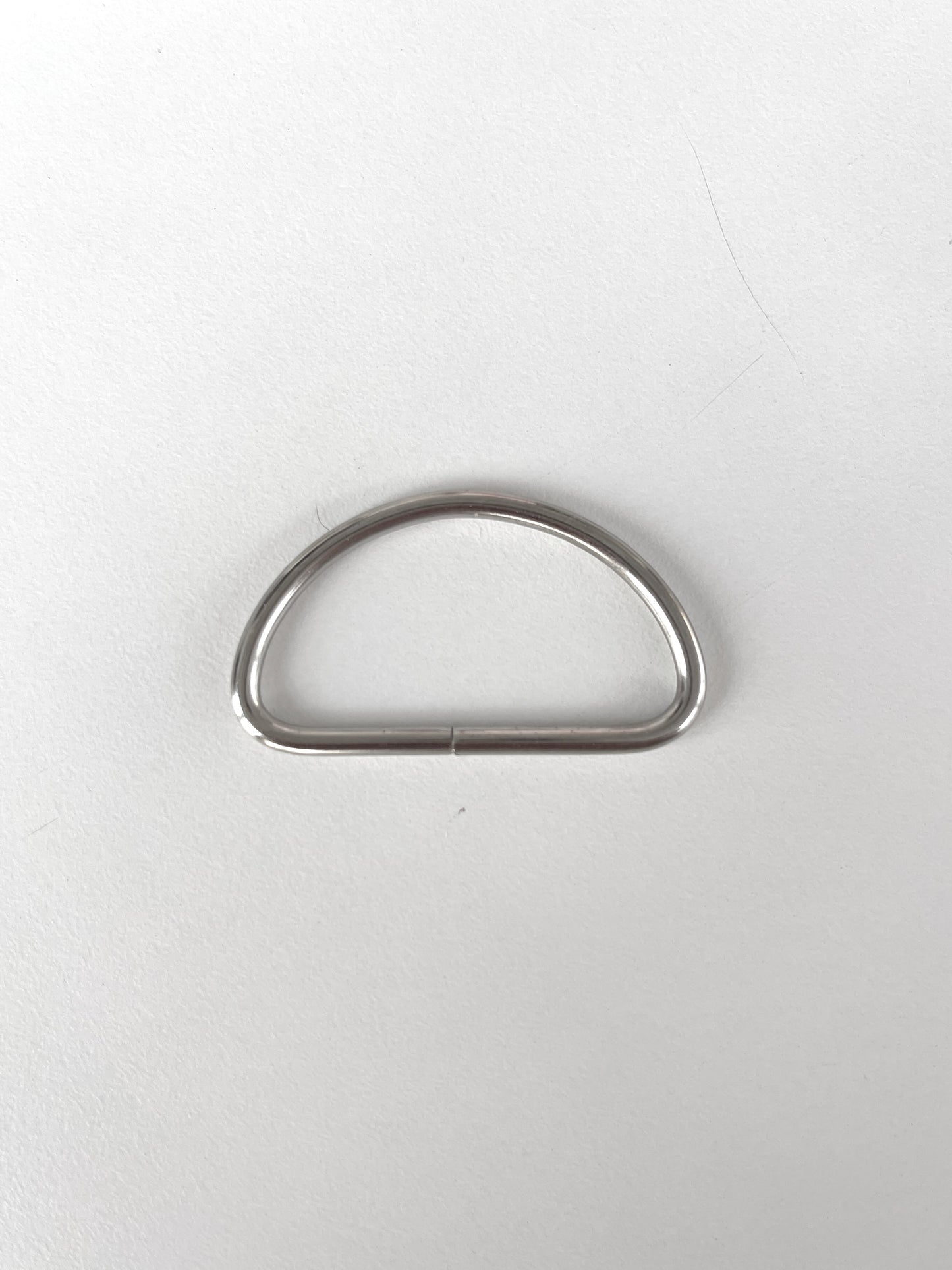 D-ring str 38 mm - Sølv