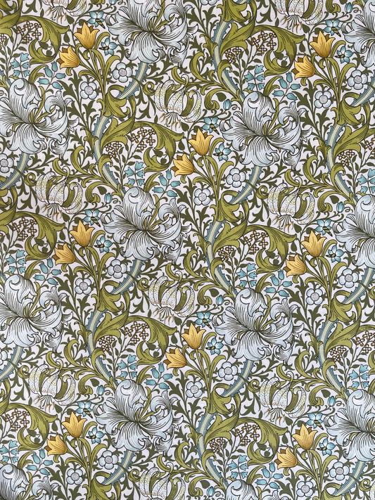William Morris fabric / Golden Lily - Lime