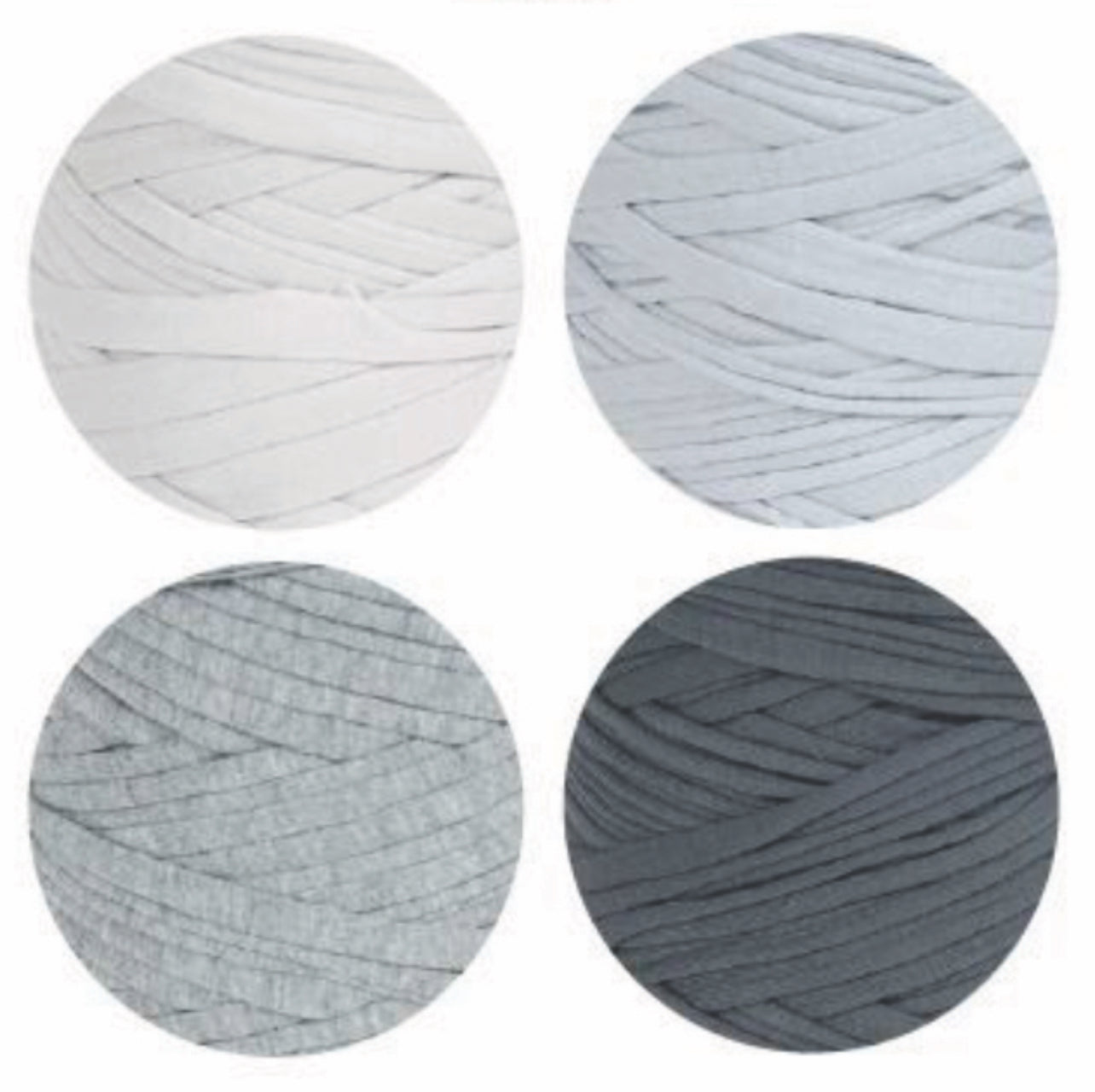 Eco vita T-shirt garn - Grå melange