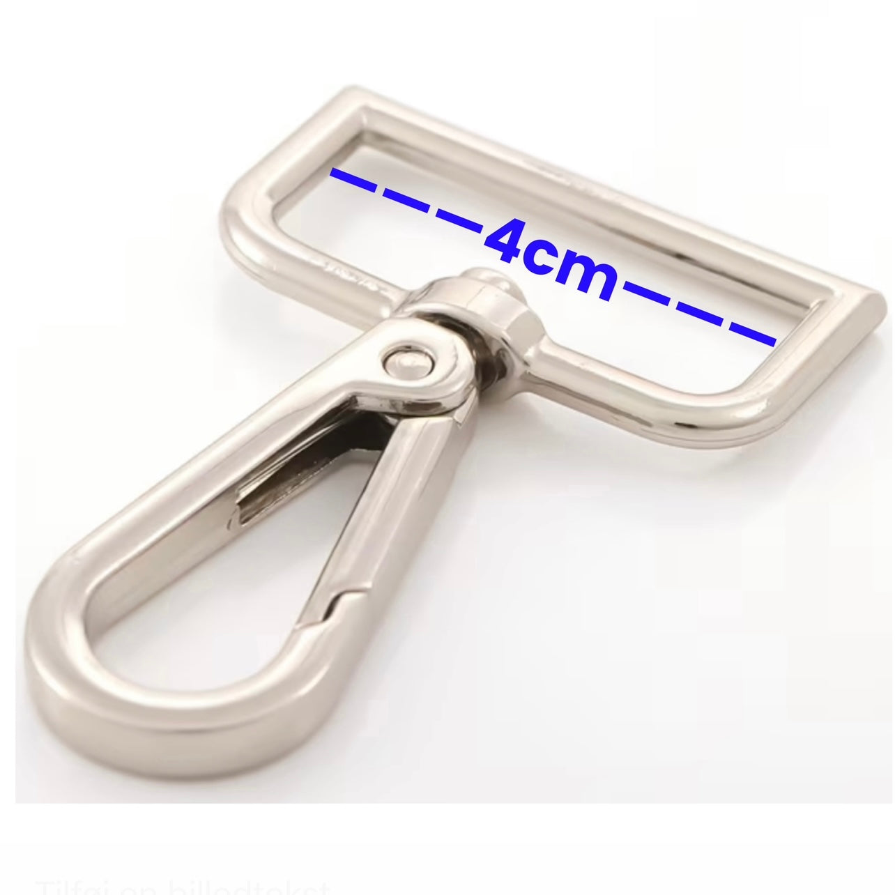 Karabinhage krog - Sølv. FLERE STØRRELSER
