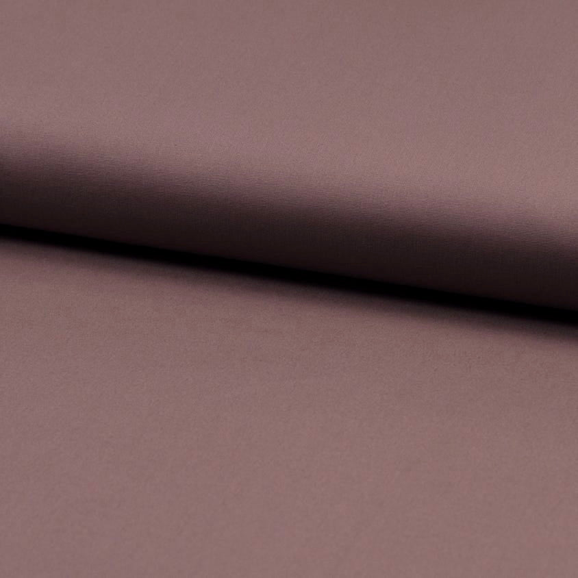 Organic Cotton Poplin - Dusty brown