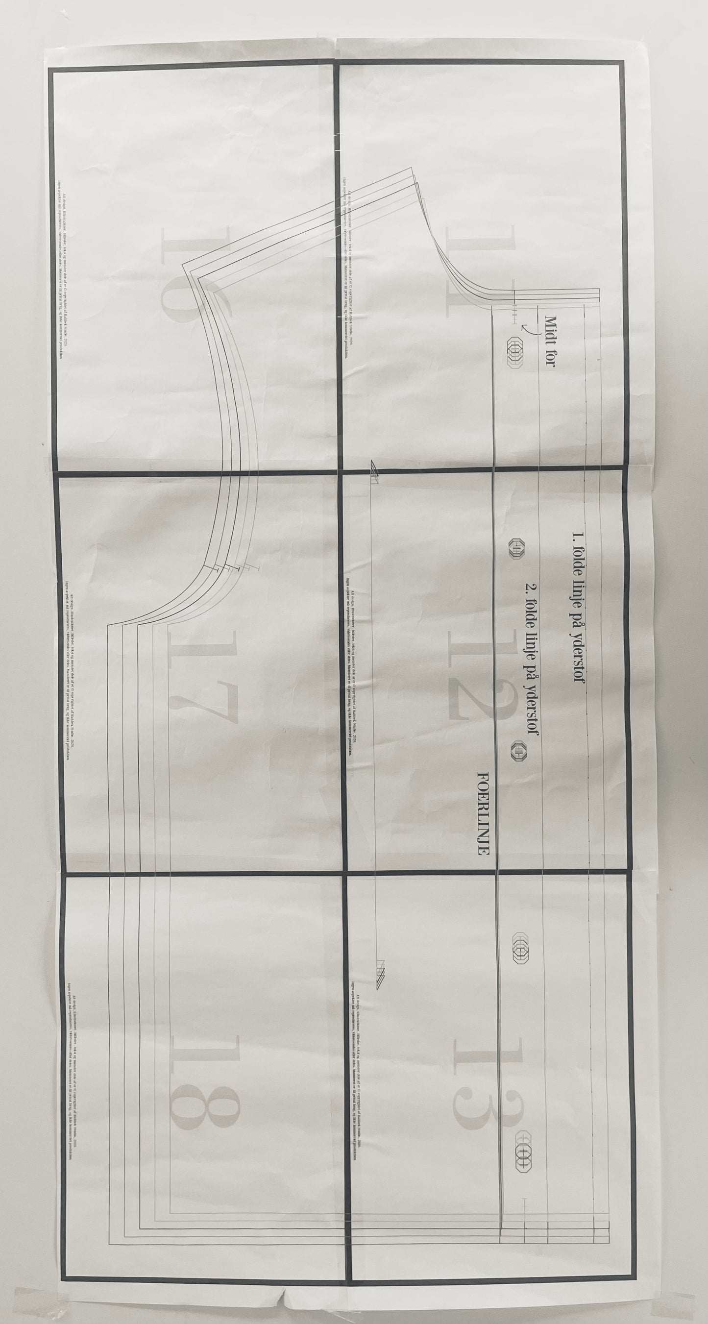 Rahbek Studio Pattern: Quilted Children's jacket size 80-122
