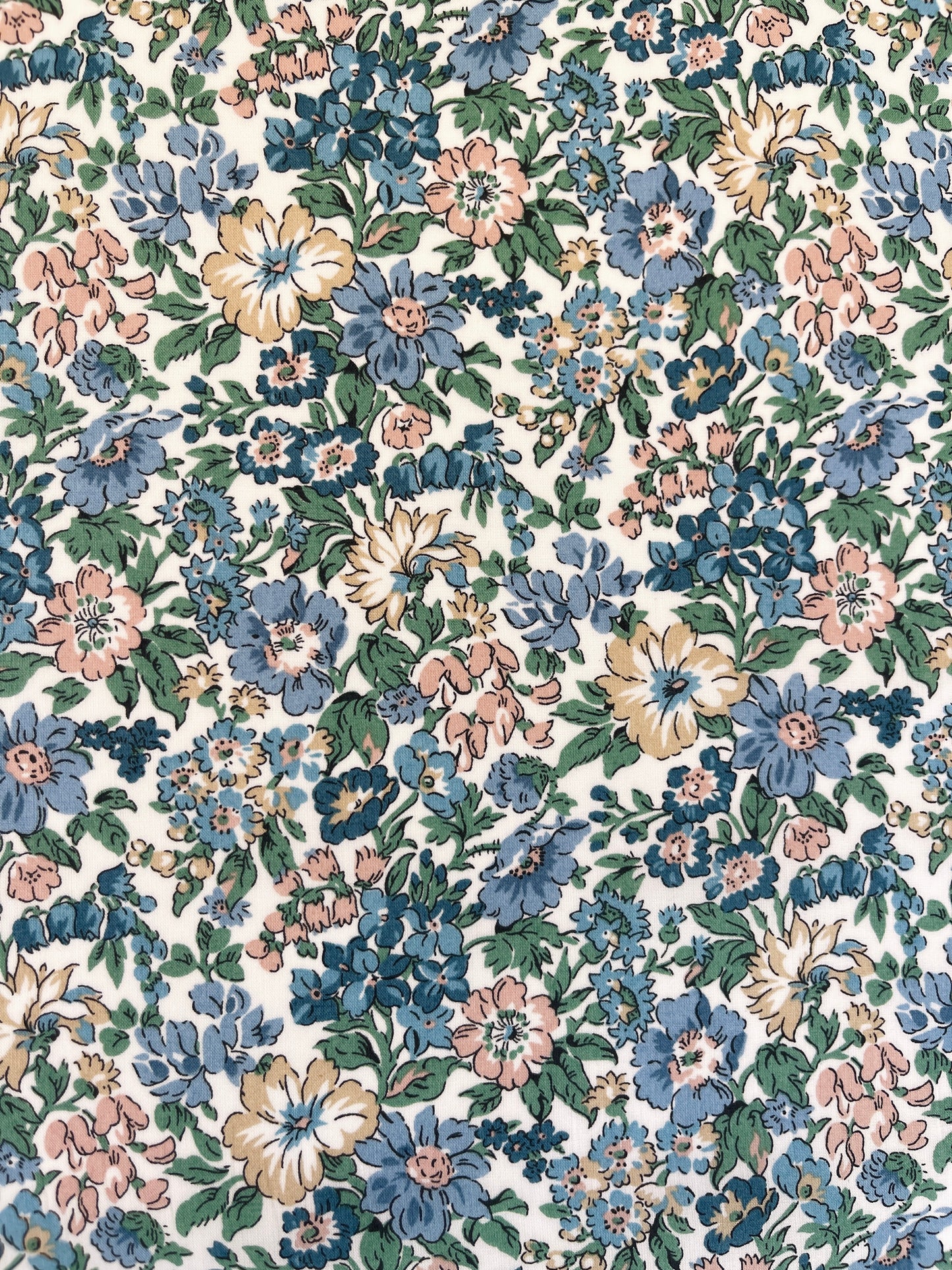 Baby dynebetræk i Liberty Fabric - Honeydew