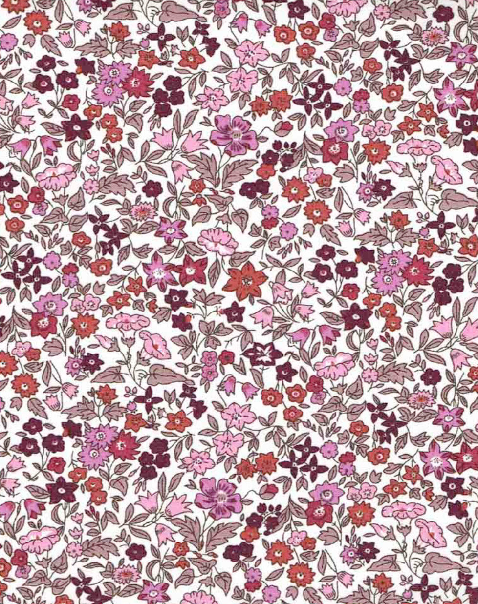 Liberty fabric - Ava B / Red-Pink