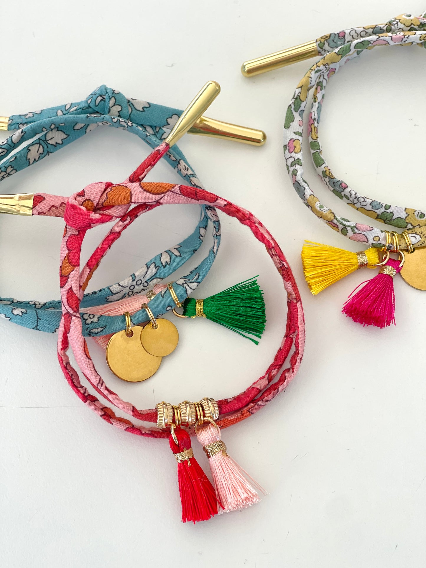 Diy-kit: 1 stk Rouleau armbånd - valgfrit stof