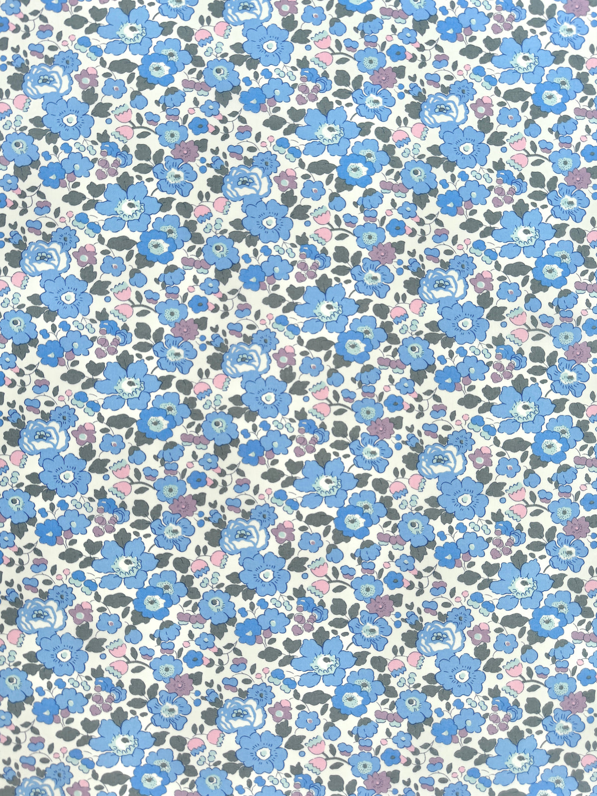 Baby dynebetræk i Liberty Fabric - Betsy Blå-violet
