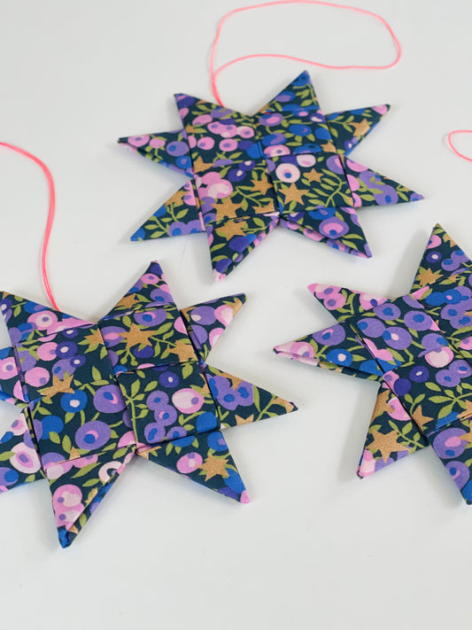 3 braided stars (ready to hang) Wiltshire