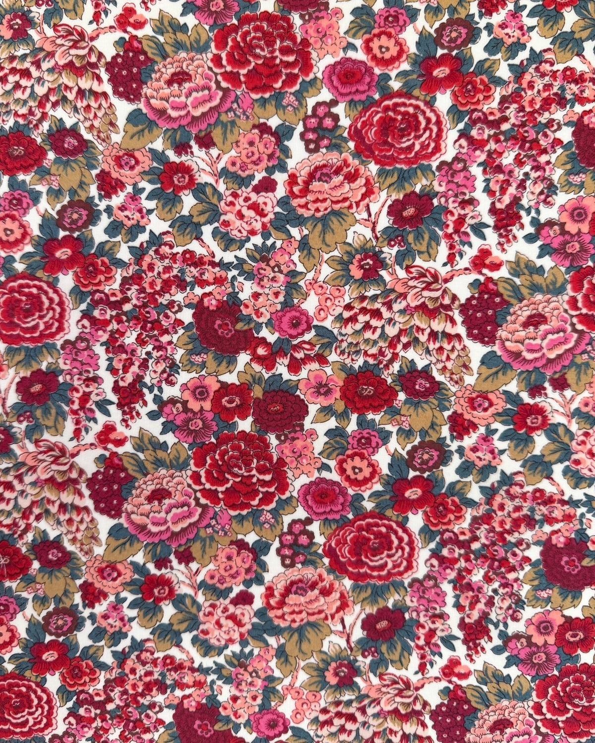 Baby dynebetræk i Liberty Fabric - Elysian day / Magenta