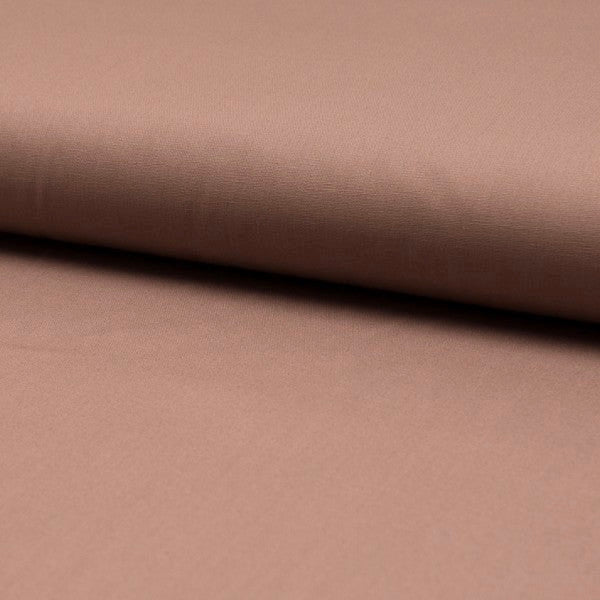 Bomuld Poplin: Støvet laks