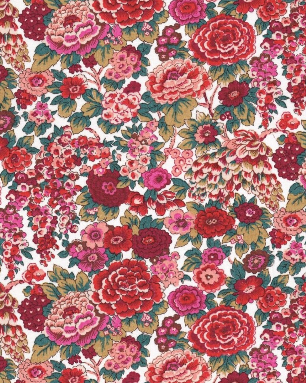 NYHED! Liberty stof tana lawn - Elysian Day / Magenta (PREORDER sendes i uge 43)