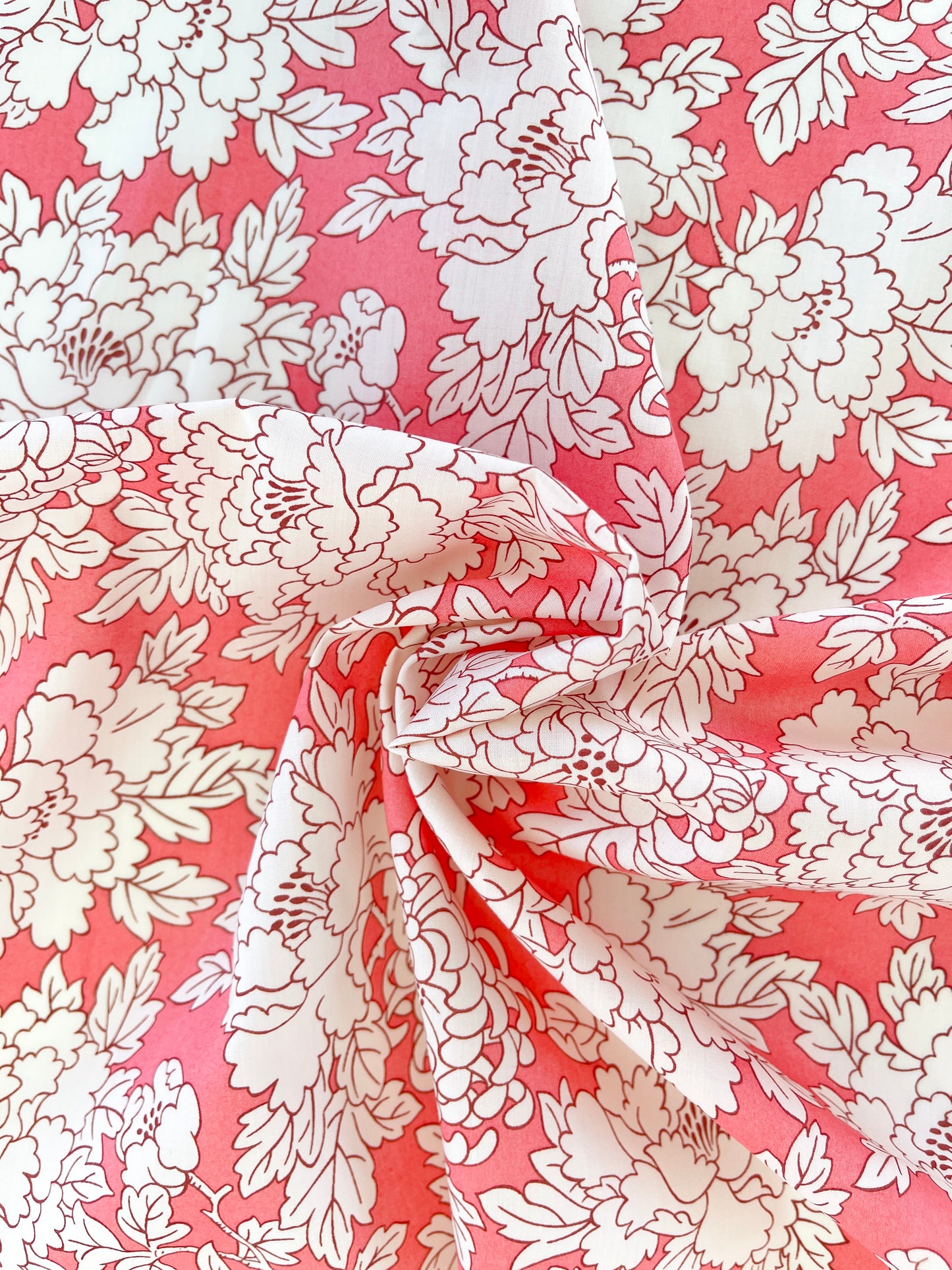 Liberty stof - Costume / koral