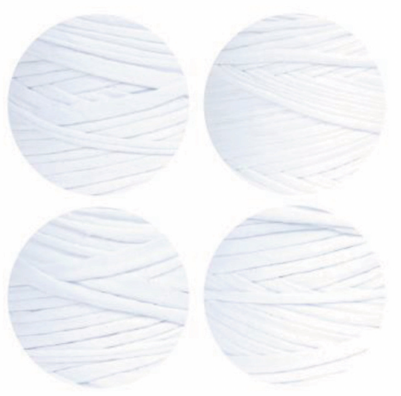 Eco vita T-shirt garn - Hvid