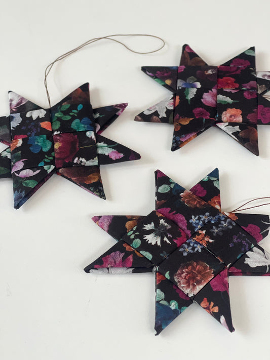 3 braided stars (ready to hang) Liberty