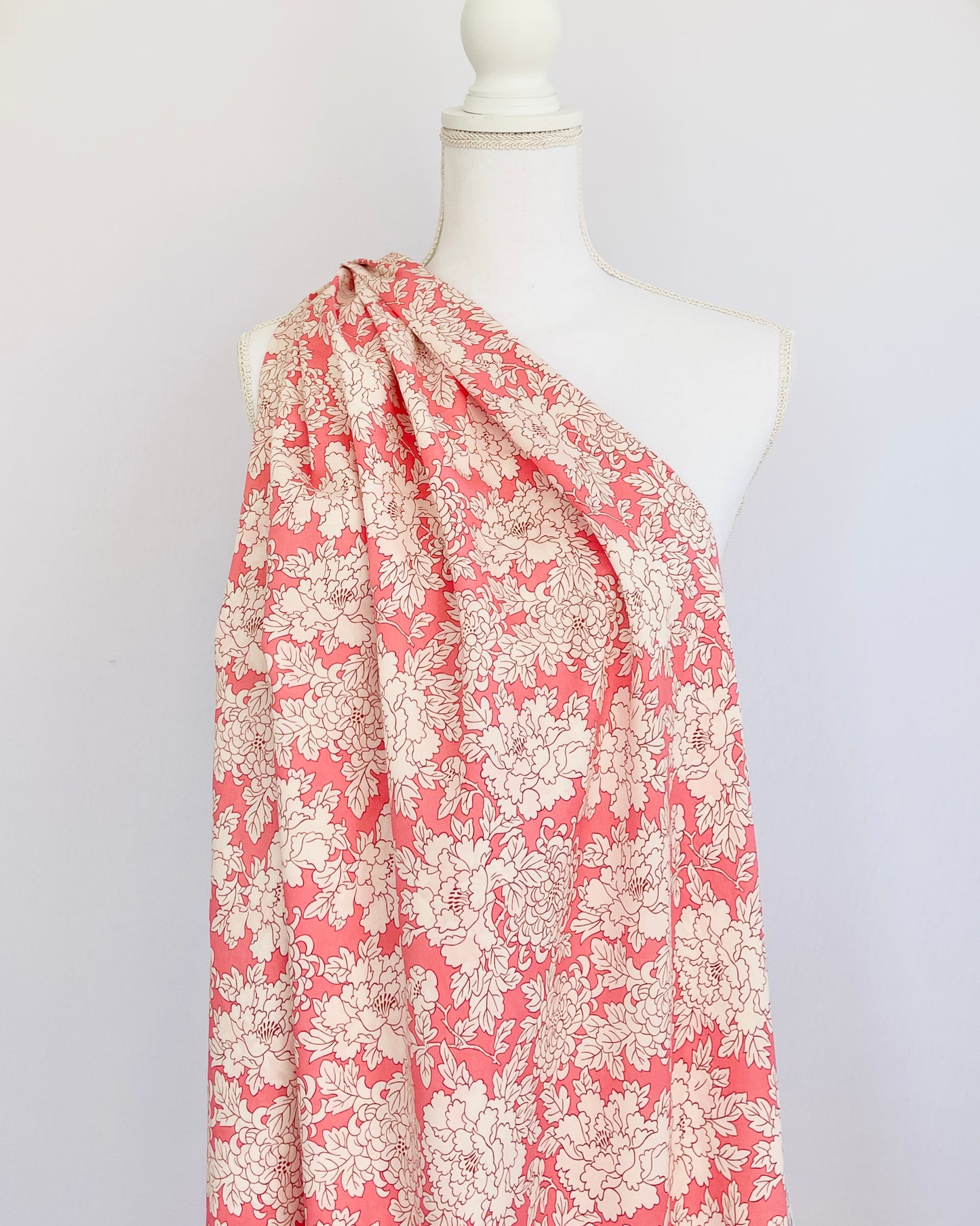 Liberty stof - Costume / koral