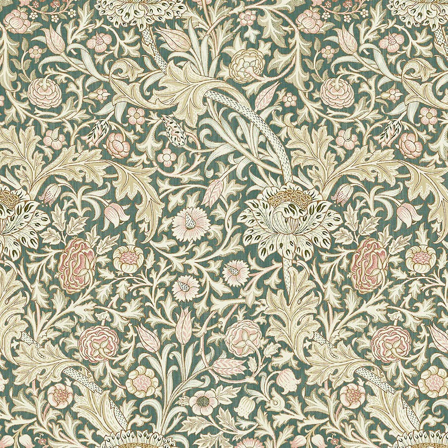 William Morris stof / Leafy grøn as