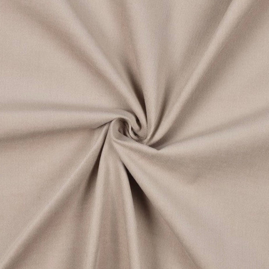 Smårillet Babyfløjl - Beige