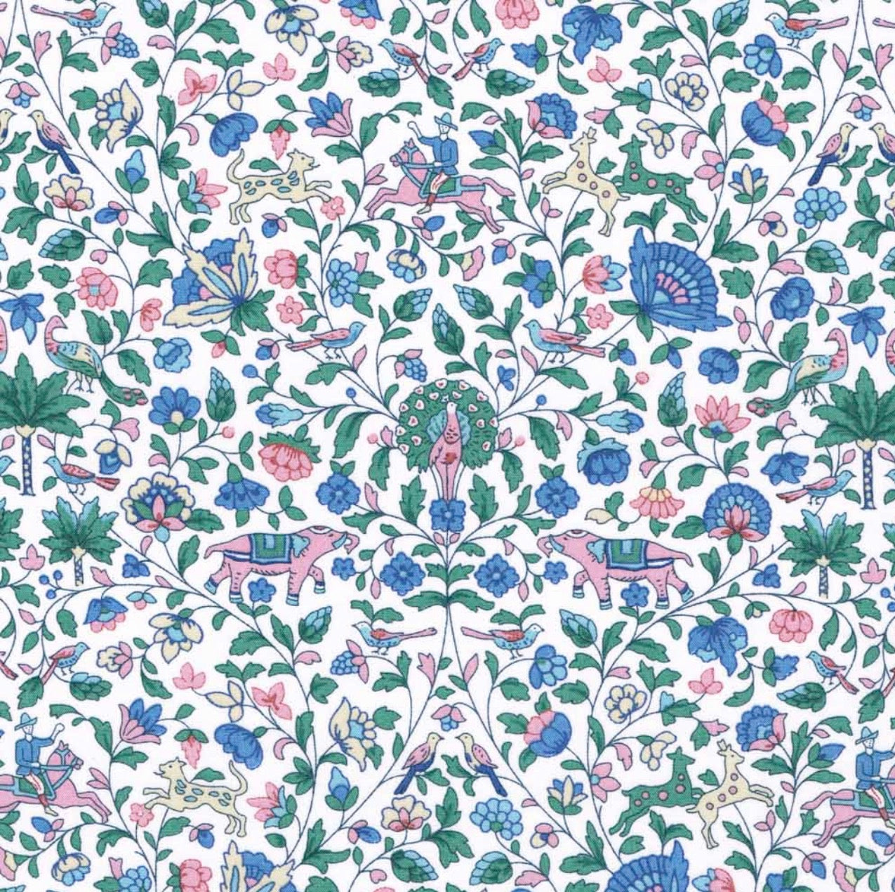 Liberty stof - Imran / Blå