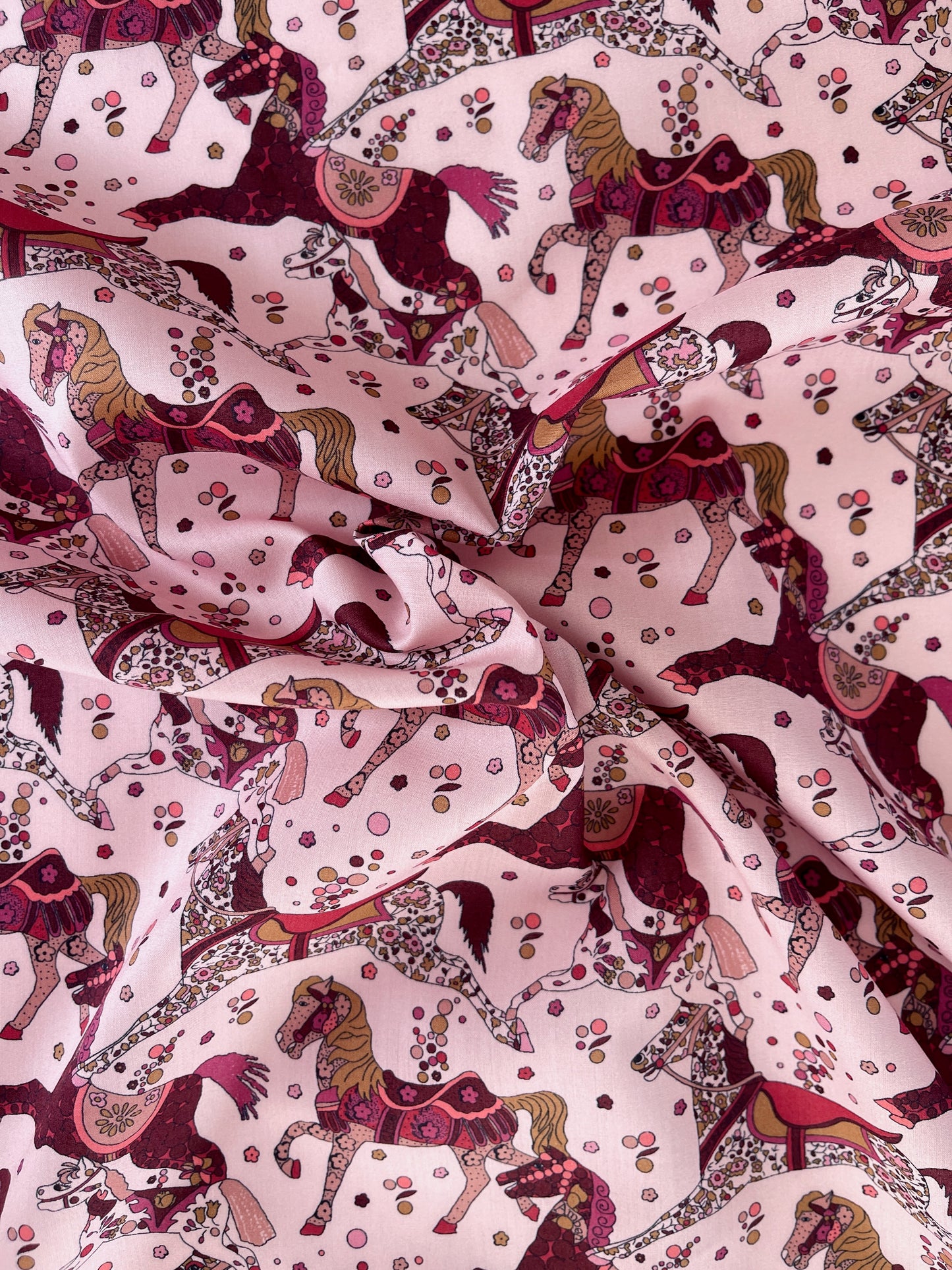 Liberty stof - My Little pace / Rosa