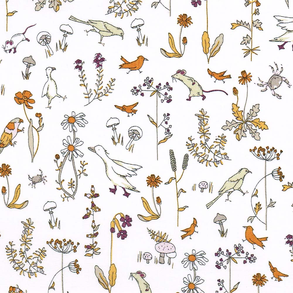Liberty stof - Theo / Natur