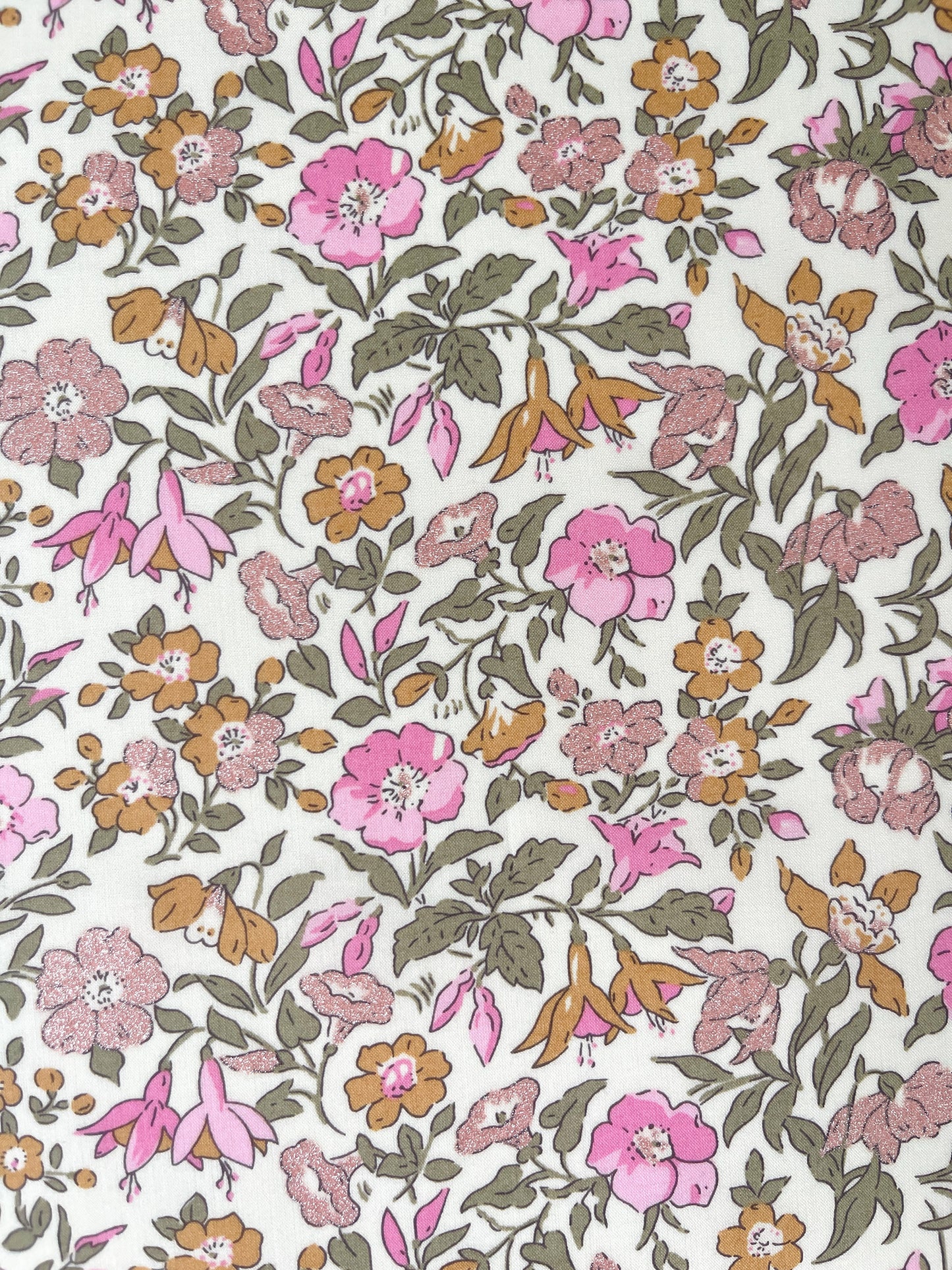 Baby dynebetræk i Liberty Fabric - Mamie Rosa