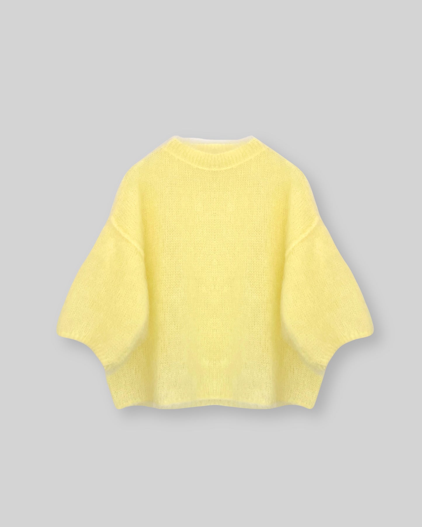 Naïs mohair strik - Sommer gul