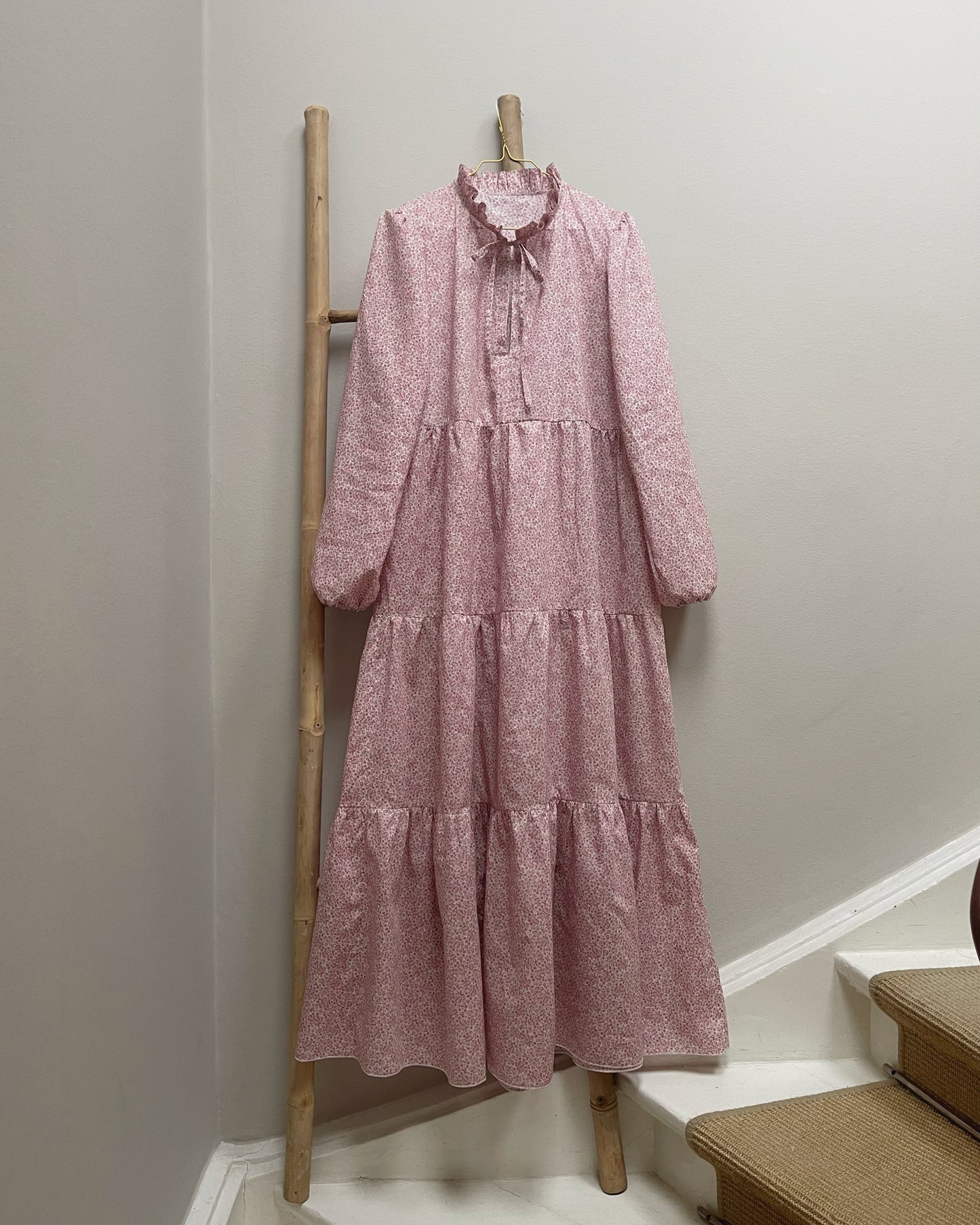 ONION 2090 – shirt dress with frill collar