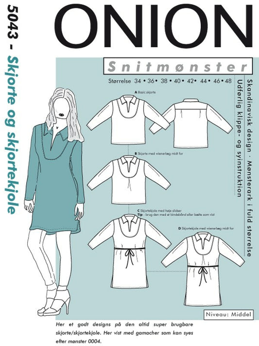 ONION 5043 – Shirt and shirt dress