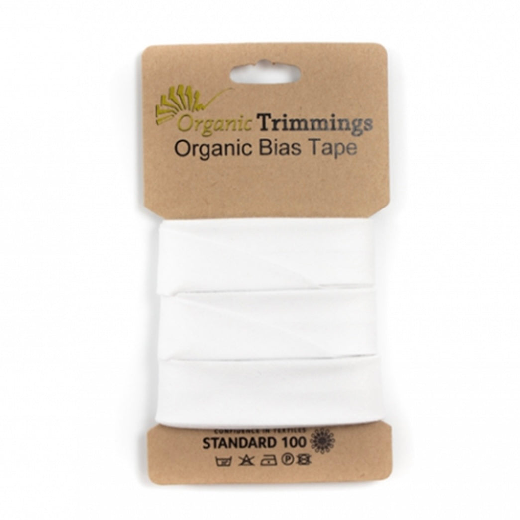 Eco bias tape 5m - White