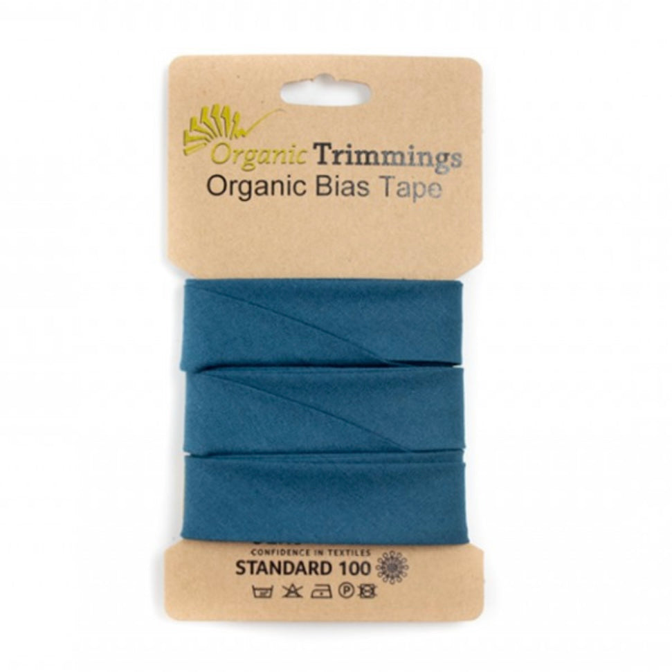 Eco bias tape 5m - Petroleum