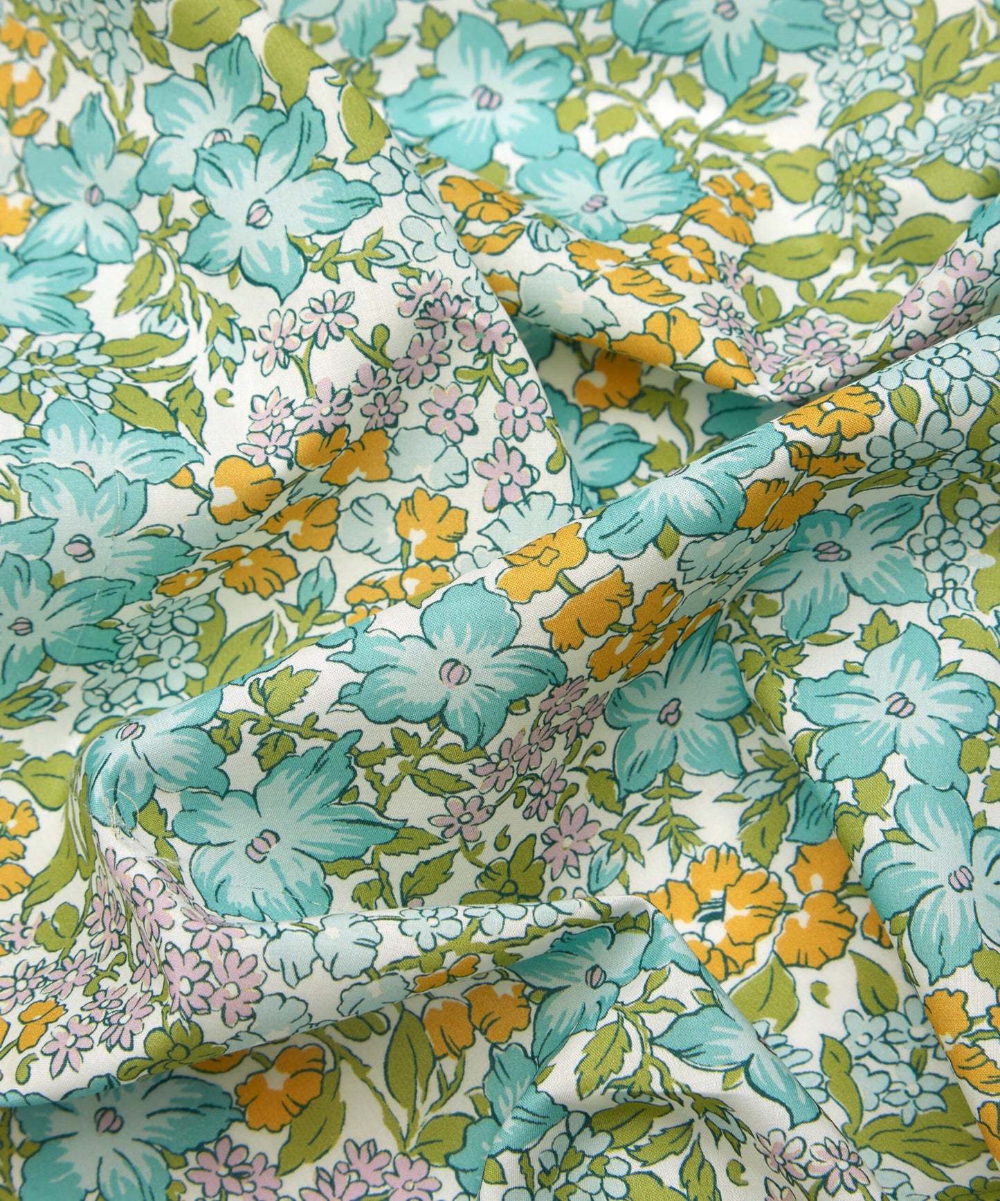 Liberty Fabric piece ECO - Lulworth Cove / Green