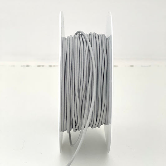 Round Elastic 2mm / Light Grey