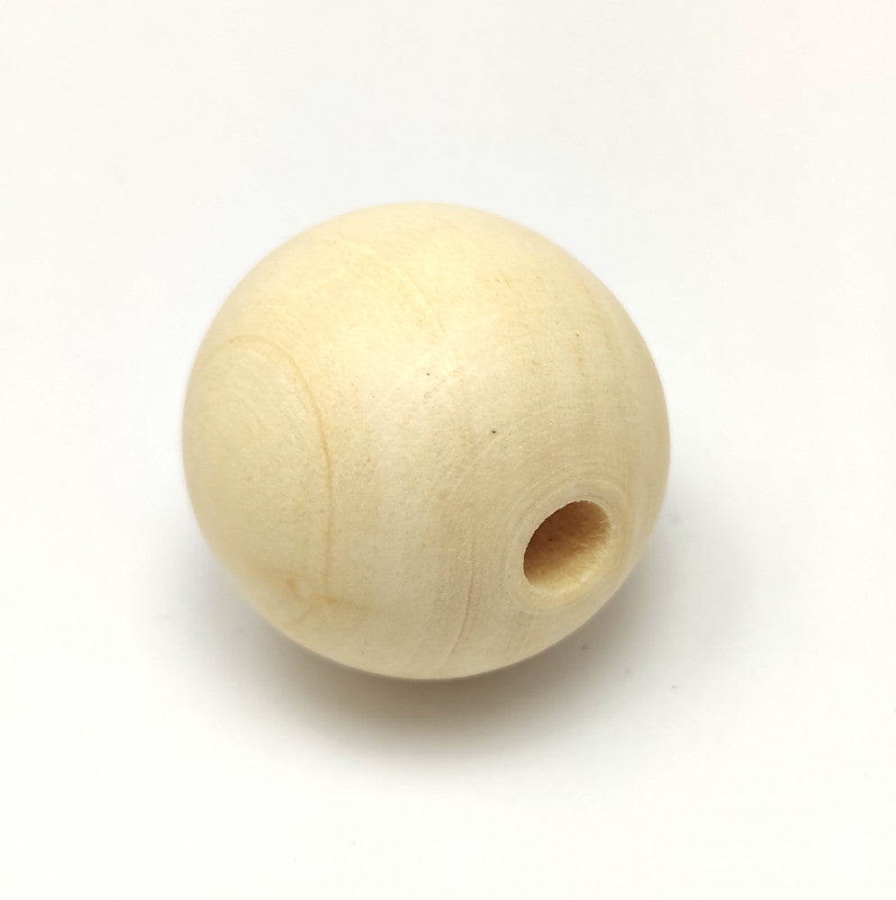 Træperler - Flere støresler.