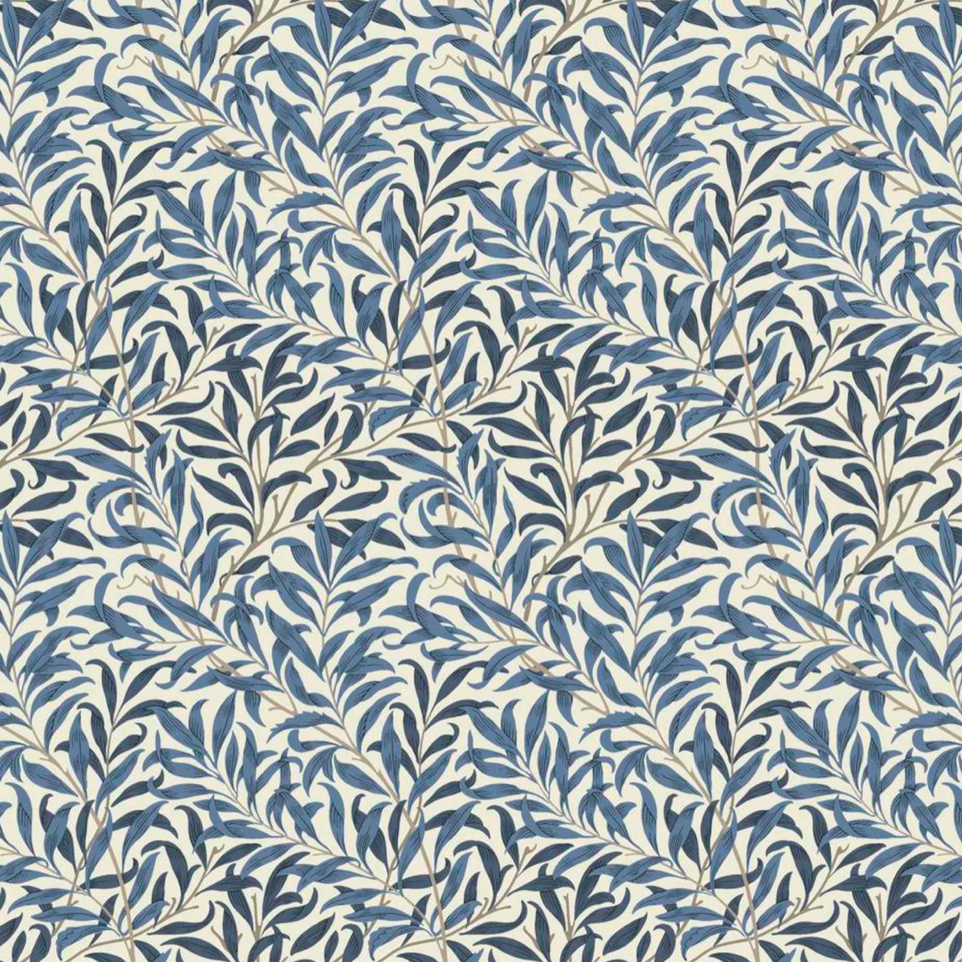 WM Stofstykke - Willow Boughs / Marine