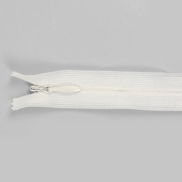 YKK TRANSPERANT Hidden zipper - White/off white