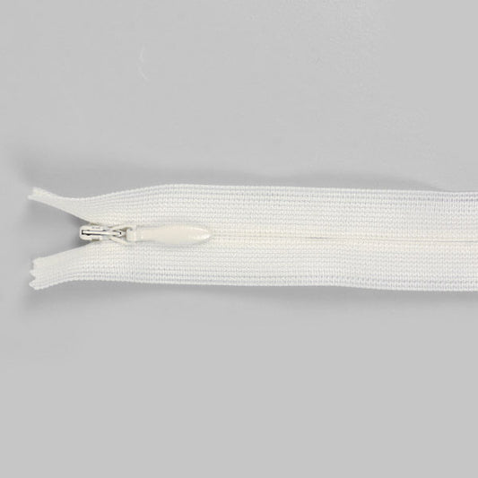 YKK TRANSPERANT Hidden zipper - White/off white