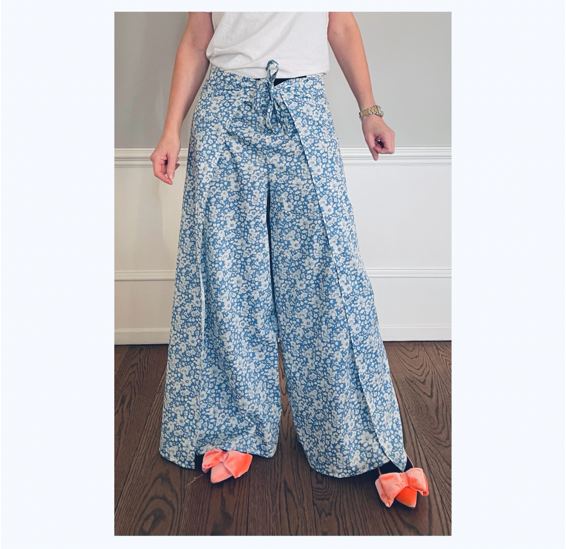 Sewing instructions for turn-around trousers